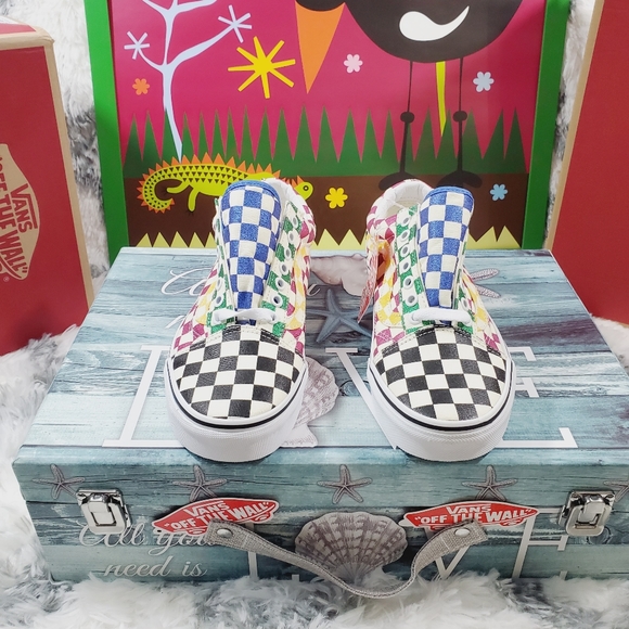 Vans Old Skool Glitter Check - Picture 14 of 15